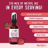MARYRUTH'S lista de ingredientes mostrando fórmula vegana y sin alérgenos
