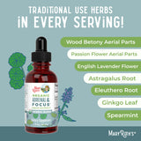 MARYRUTH'S muestras de astrágalo y ginkgo destacando ingredientes orgánicos