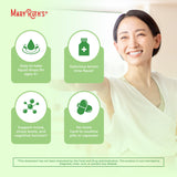 MARYRUTH'S ingredientes principales resaltando fórmula vegana