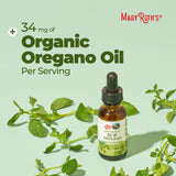 MaryRuth's sellos orgánico y B Corp destacando pureza