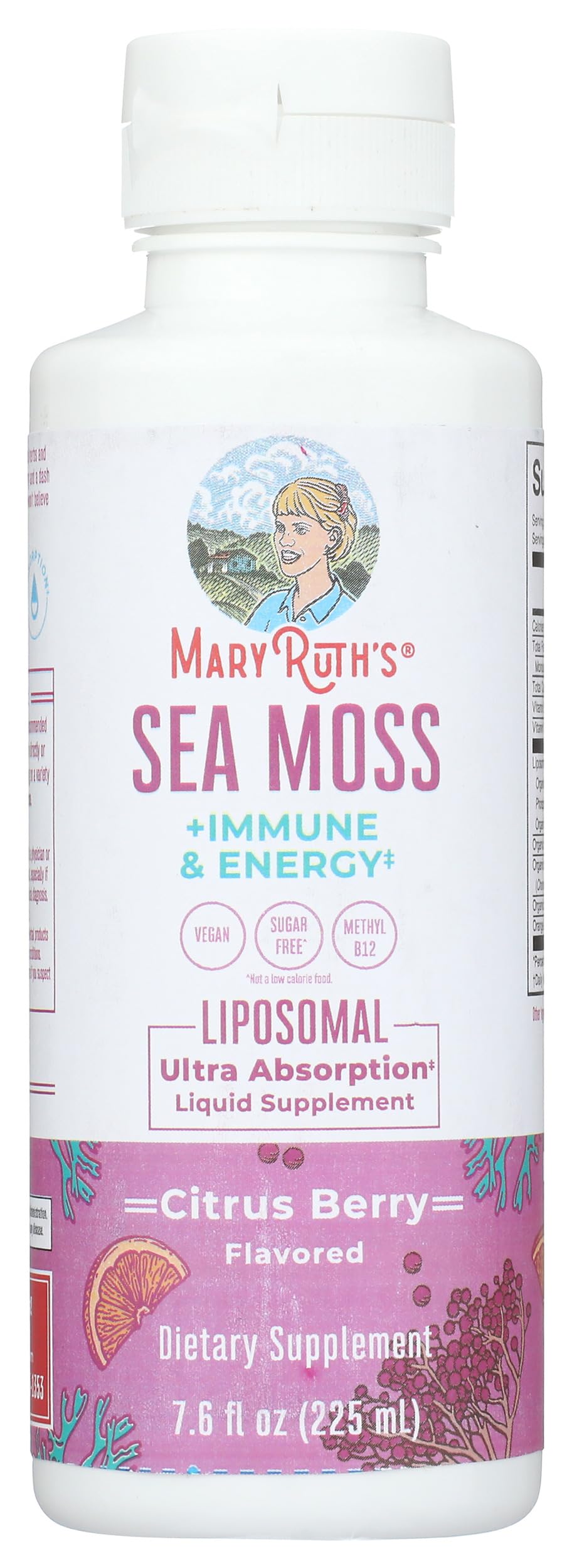 MARYRUTH'S producto mezclado en un smoothie para conveniencia diaria