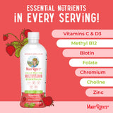 MaryRuth's sabores Fruit Punch y Strawberry para mejor aceptación