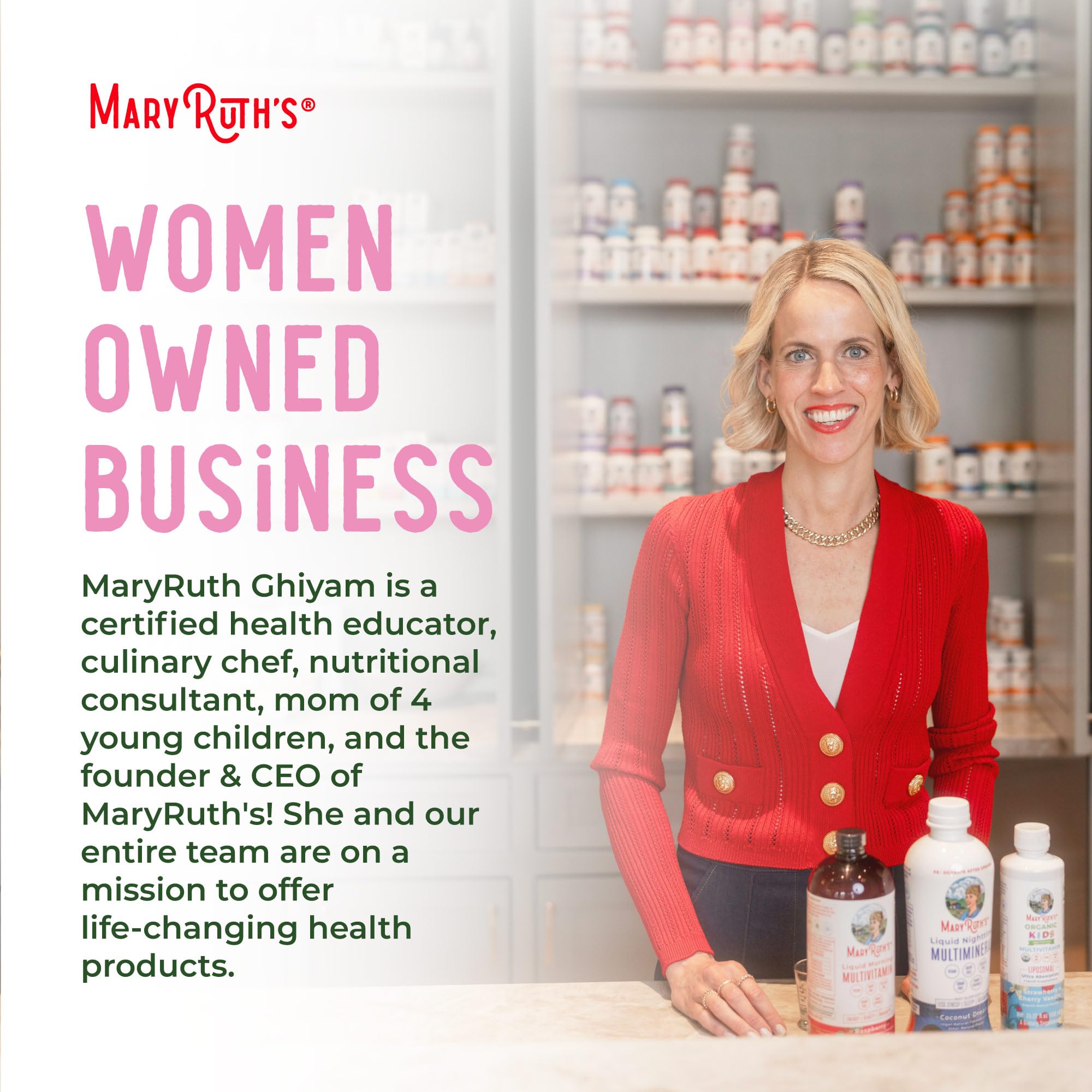 MARYRUTH'S certificados B Corp y Clean Label para confianza