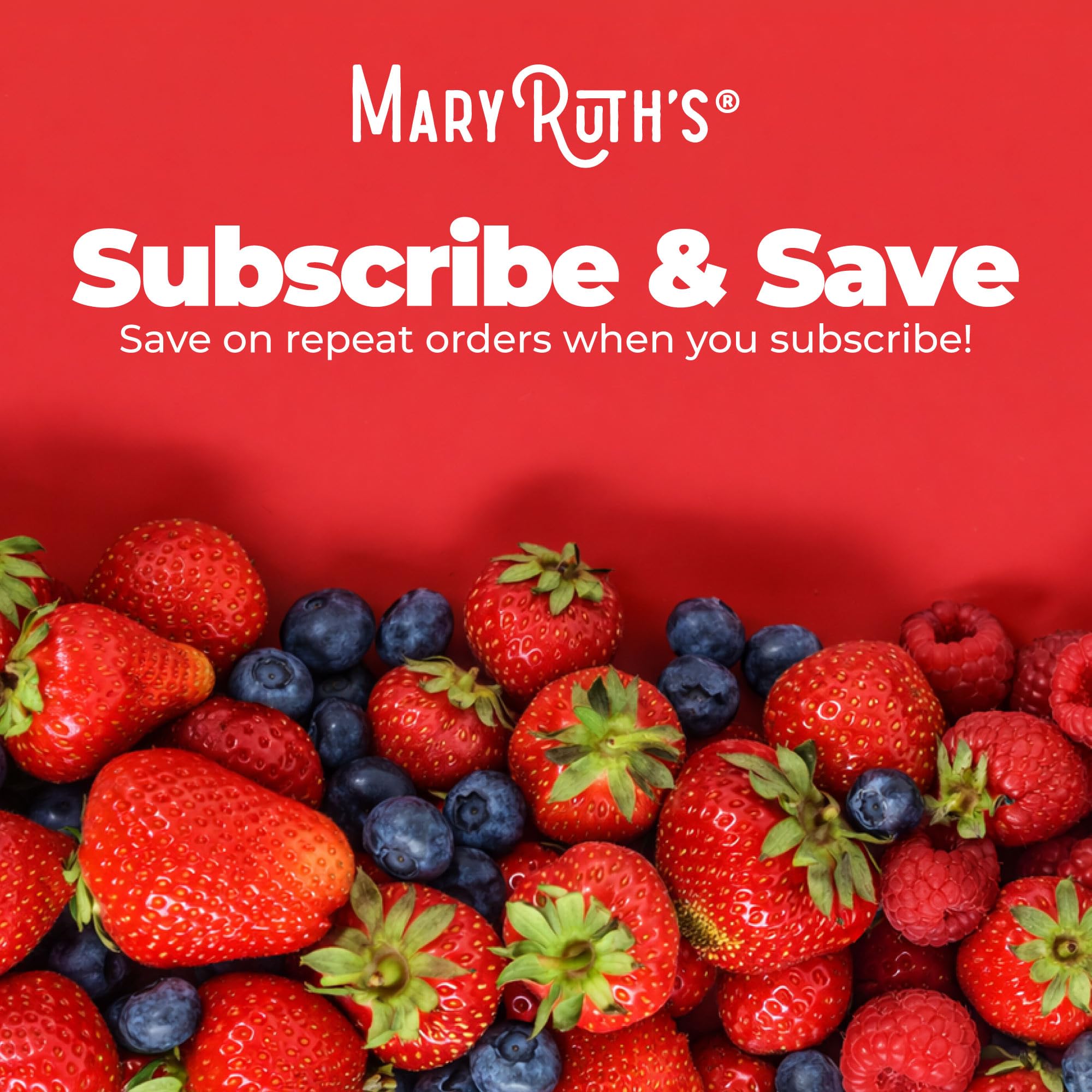 MARYRUTH'S spray con frutas sugiere sabor a bayas natural