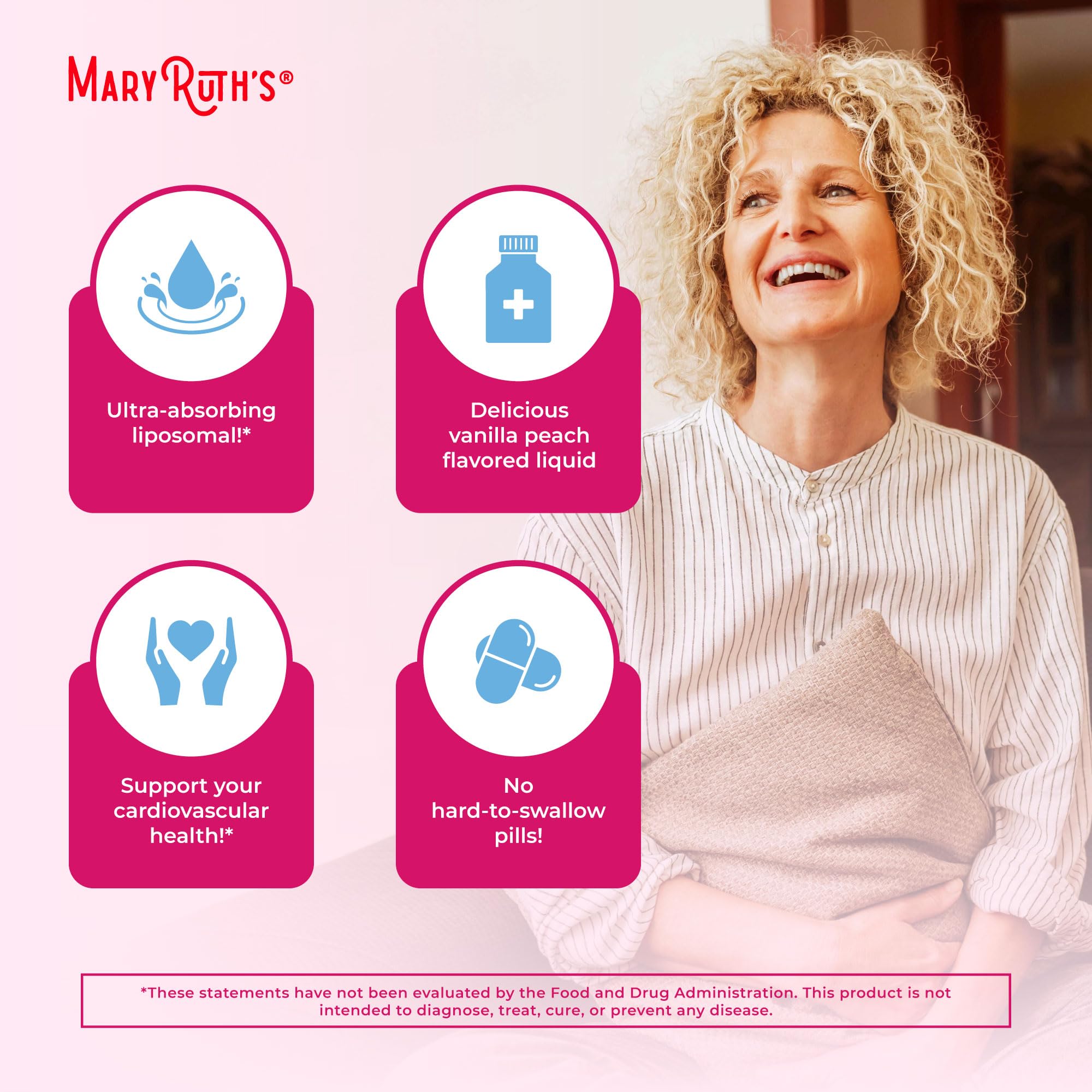 MARYRUTH'S frasco junto a regla para escala, visualiza volumen real del producto