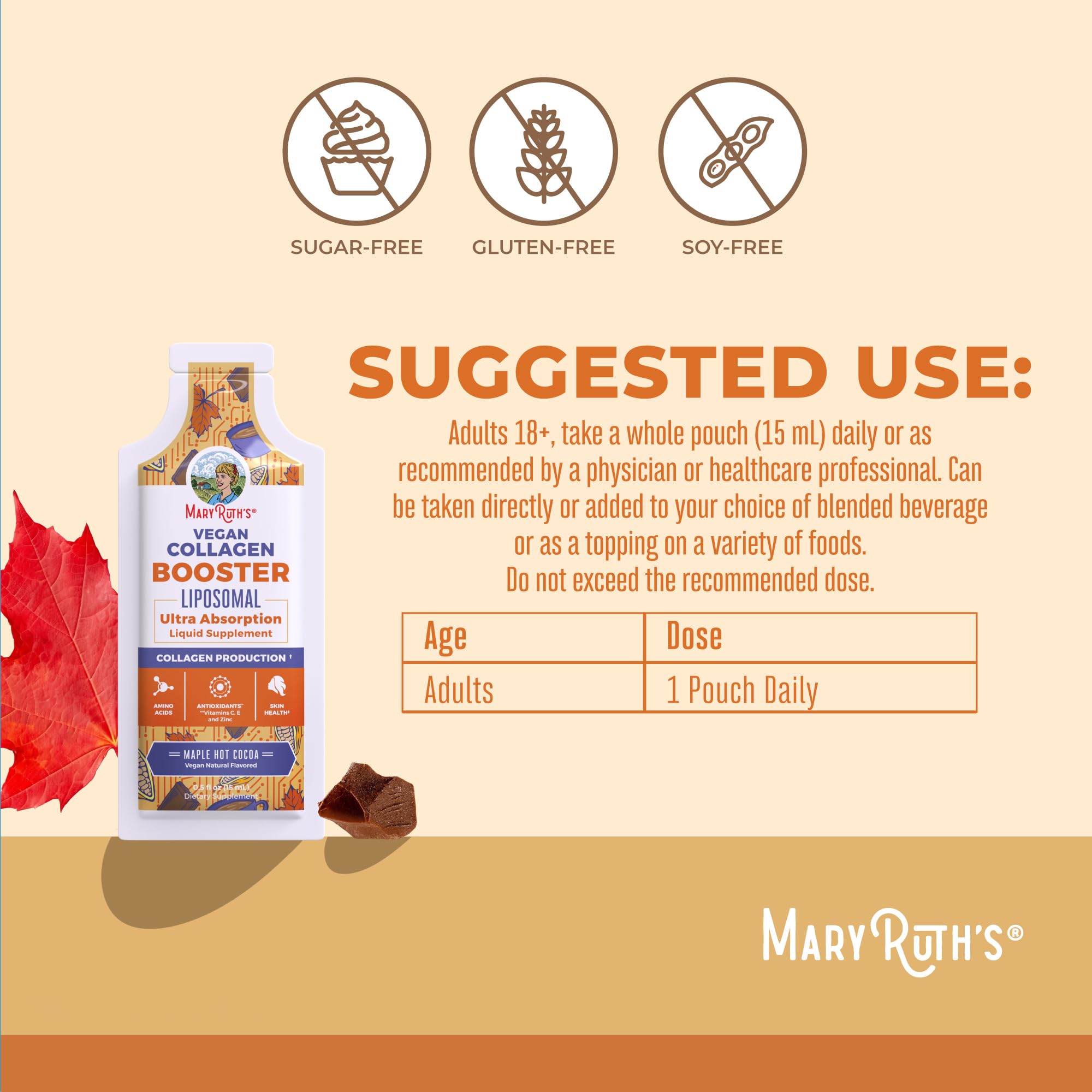 MARYRUTH'S textura líquida del producto para mejor absorción