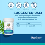 MARYRUTH'S vista interna del polvo y ingredientes para confianza en la fórmula