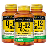 MASON NATURAL botella frontal mostrando etiqueta y suministro prolongado