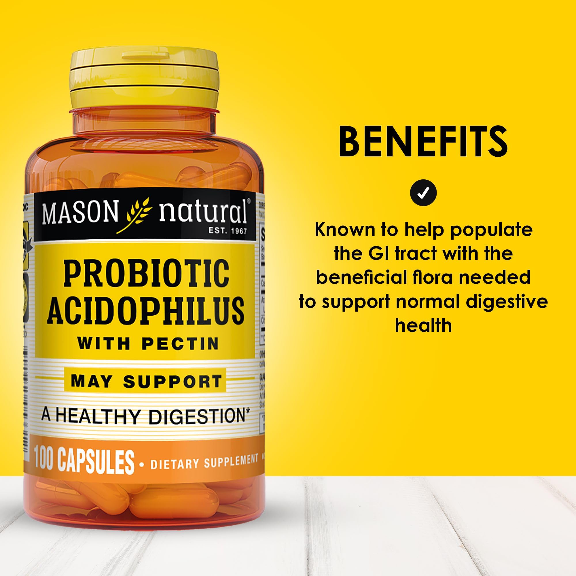 MASON NATURAL primer plano de cápsula visible para apreciar textura y tamaño