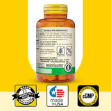 MASON NATURAL tableta comparada con moneda para referencia de tamaño