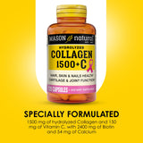 MASON NATURAL cápsula en mano mostrando tamaño y comodidad de la dosis