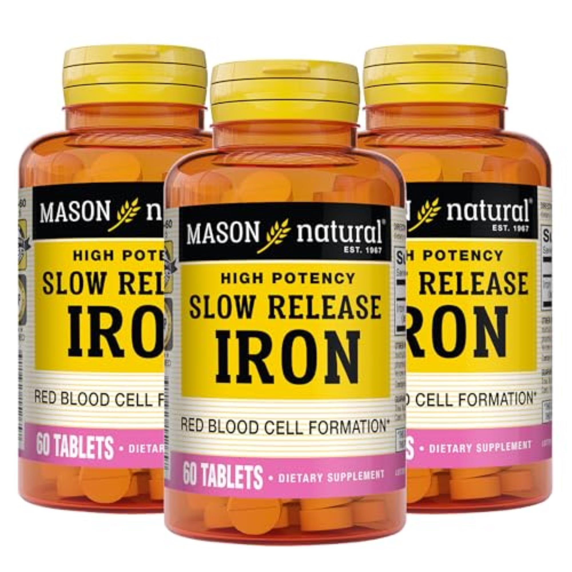 Mason Natural frente del empaque mostrando suministro prolongado y beneficio de alta potencia
