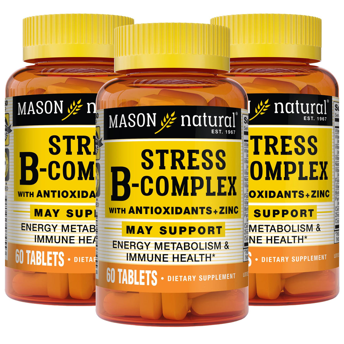 MASON NATURAL frontal del envase mostrando etiqueta y beneficio de soporte energético