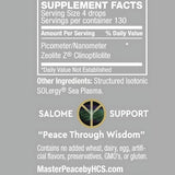 MasterPeace primer plano de la suspensión ultrafina de clinoptilolita