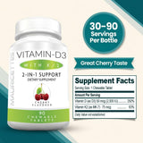 Mauricettes etiqueta nutricional legible con información de D3 y K2
