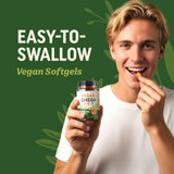 MAV NUTRITION gotas de aceite resaltando pureza y origen vegetal