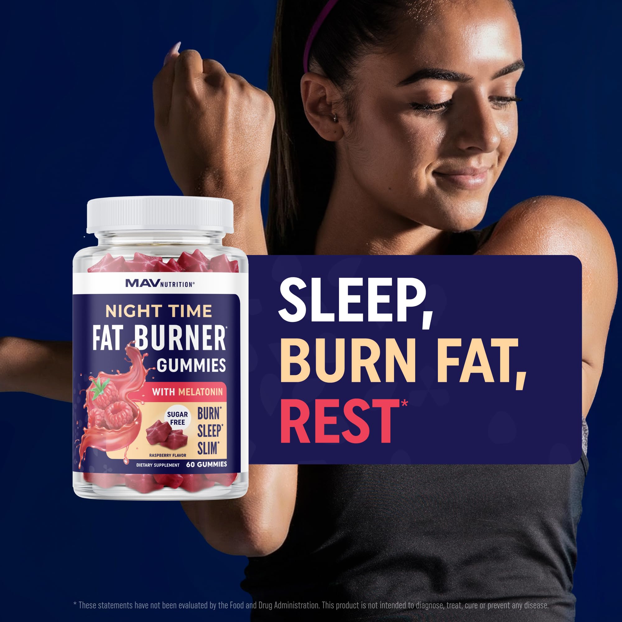 MAV NUTRITION escena nocturna estilo de vida, rutina relajante antes de dormir