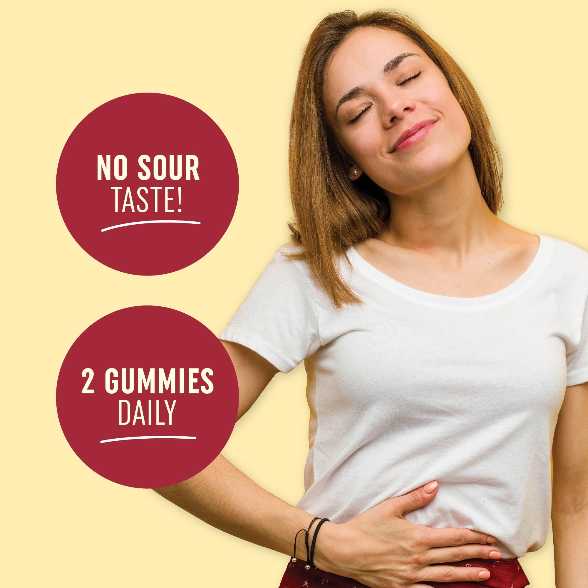 MAV NUTRITION gomitas servidas junto a frutas en contexto de desayuno