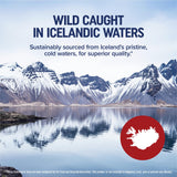 MAV NUTRITION pesca salvaje en costa islandesa mostrando origen