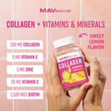 MAV NUTRITION comparación de tamaño en escala para medir porción