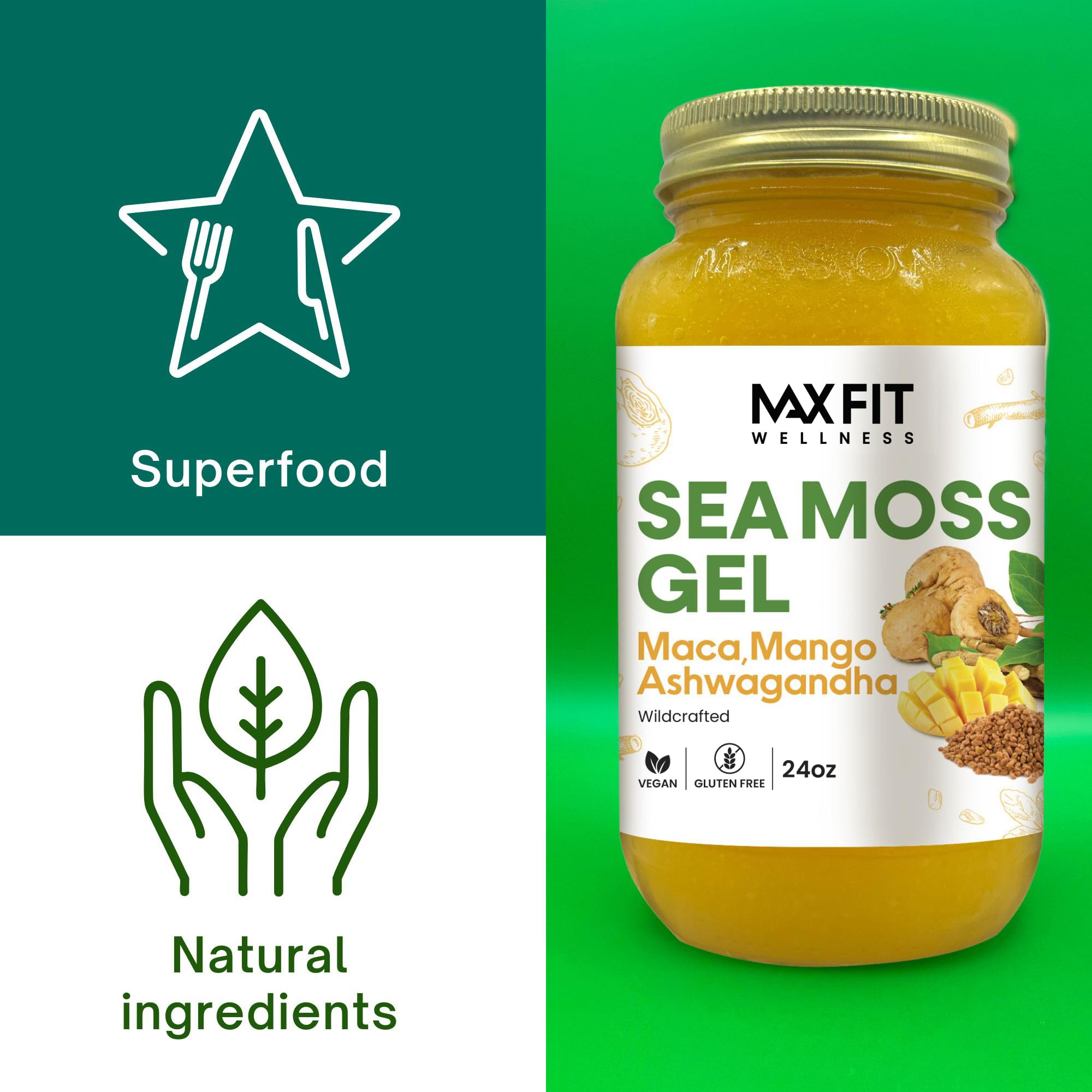 MAX FIT gel añadido a un batido saludable para textura y mezcla