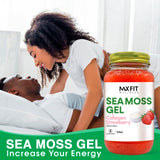 MAX FIT gel en uso mezclado en batido demostrando versatilidad en recetas