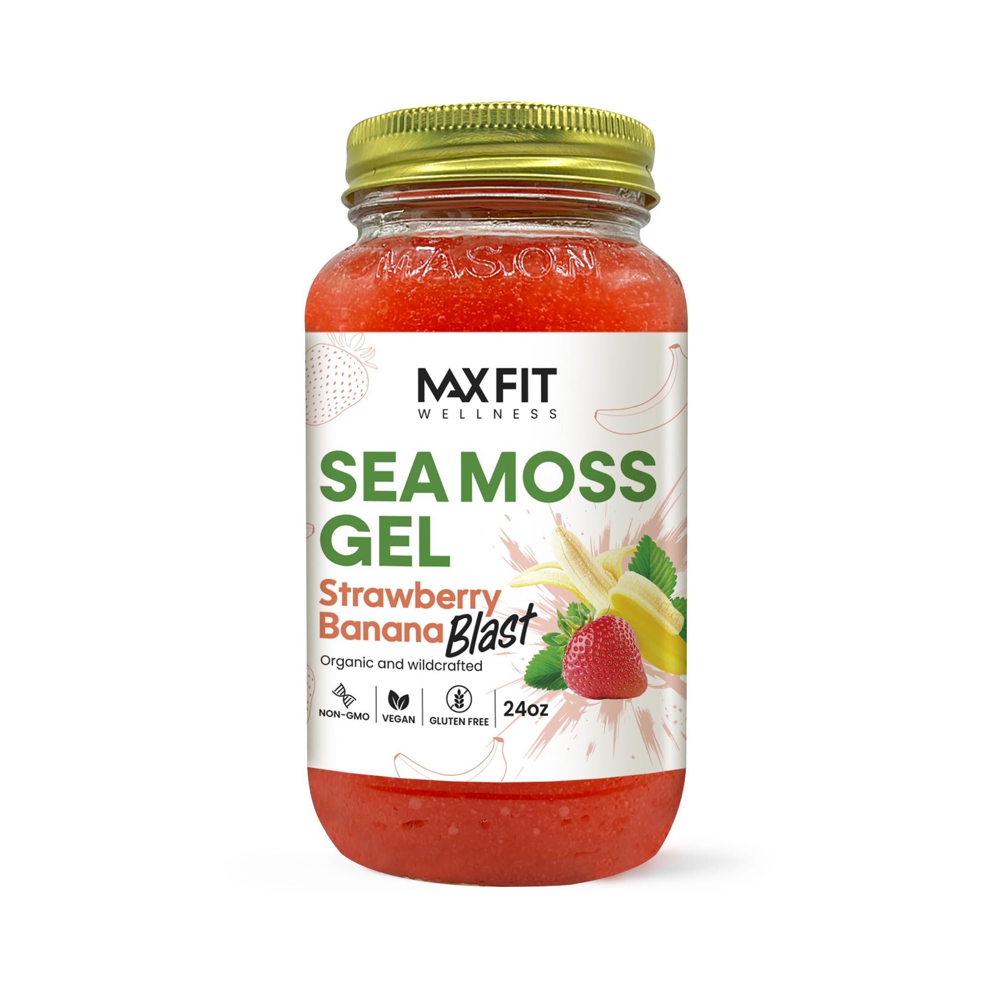 MAX FIT frasco en cocina junto a alimentos, integración en recetas
