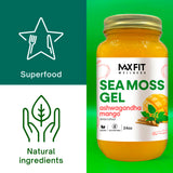 MAX FIT etiqueta con ingredientes y procedencia salvaje de Saint Lucia