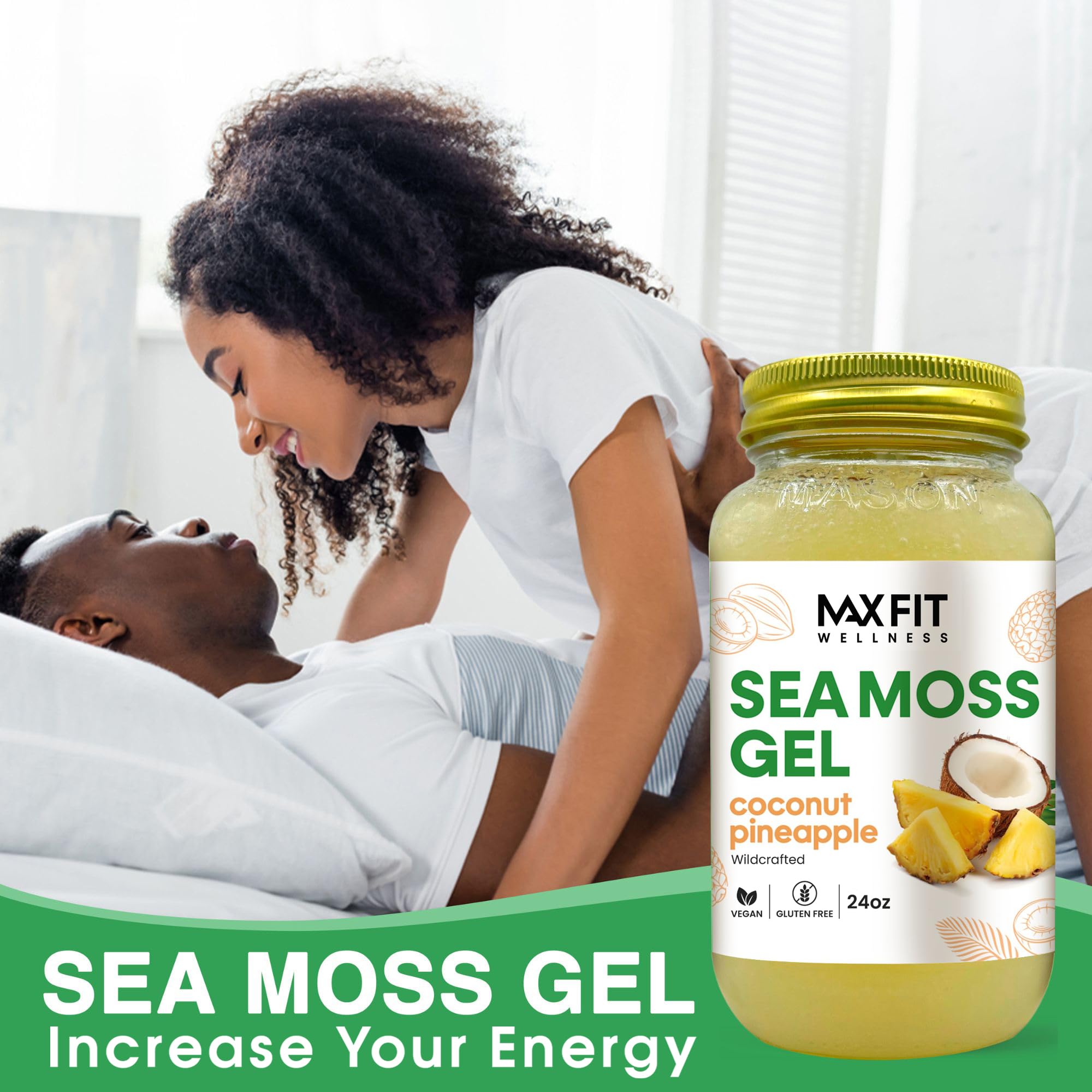 MAX FIT gel mezclado en batido mostrando integración fácil y aporte nutritivo