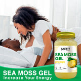 MAX FIT gel mezclado en smoothie para mayor cremosidad