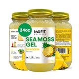 MAX FIT frasco frontal 24 oz mostrando gel limpio y sin olor