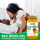 MAX FIT gel mezclado en smoothie crema para mayor saciedad