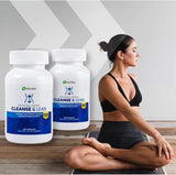 Max Muscle Cleanse & Lean lista de ingredientes naturales resaltando fibra y aloe