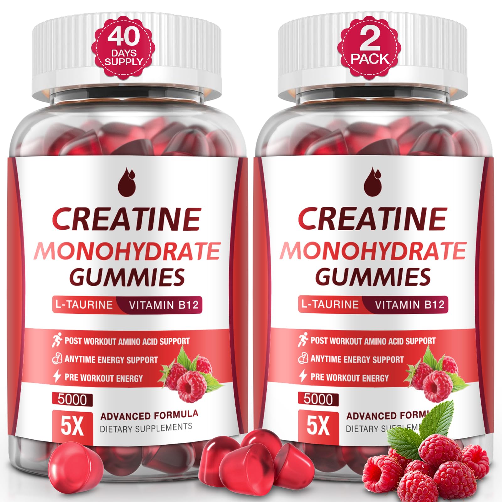 MaxHemp envase frontal de gomitas creatina monohidrato y beneficio práctico