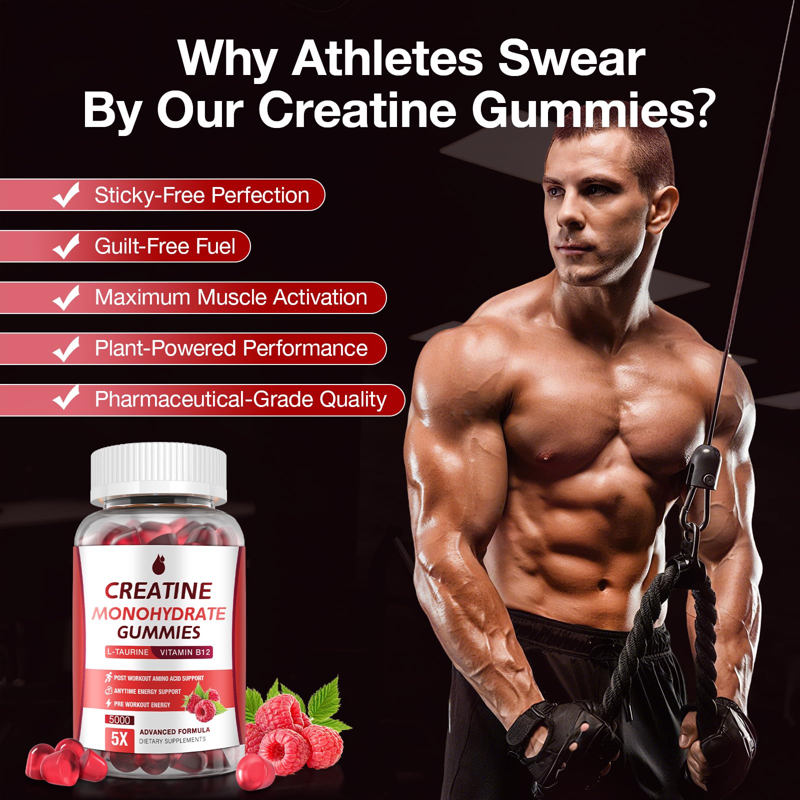 MaxHemp etiqueta nutricional en detalle indicando creatina por porción