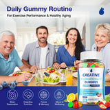 MaxHemp gominolas junto a equipo de gym para uso práctico y rápido