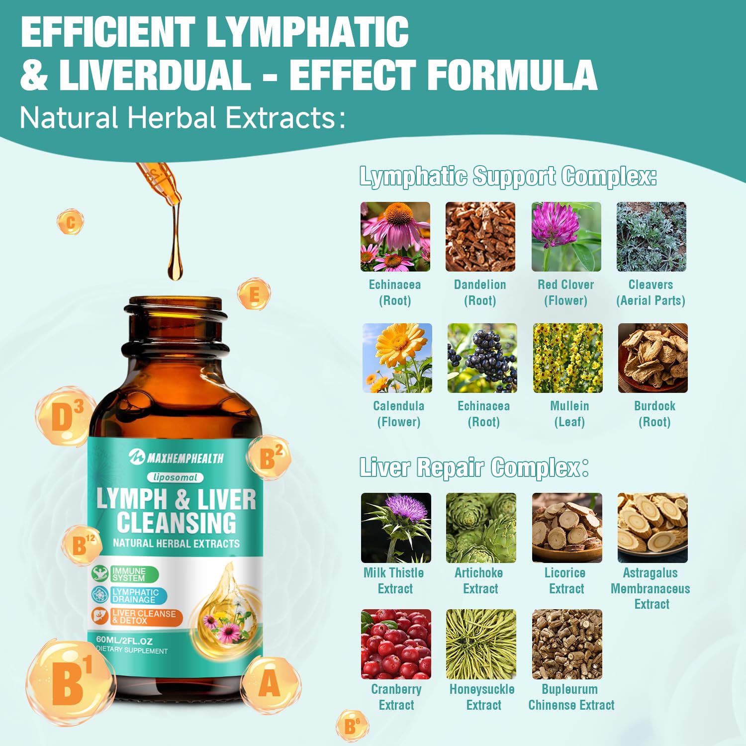 Maxhemphealth cerca de textura liposomal del líquido para alta absorción
