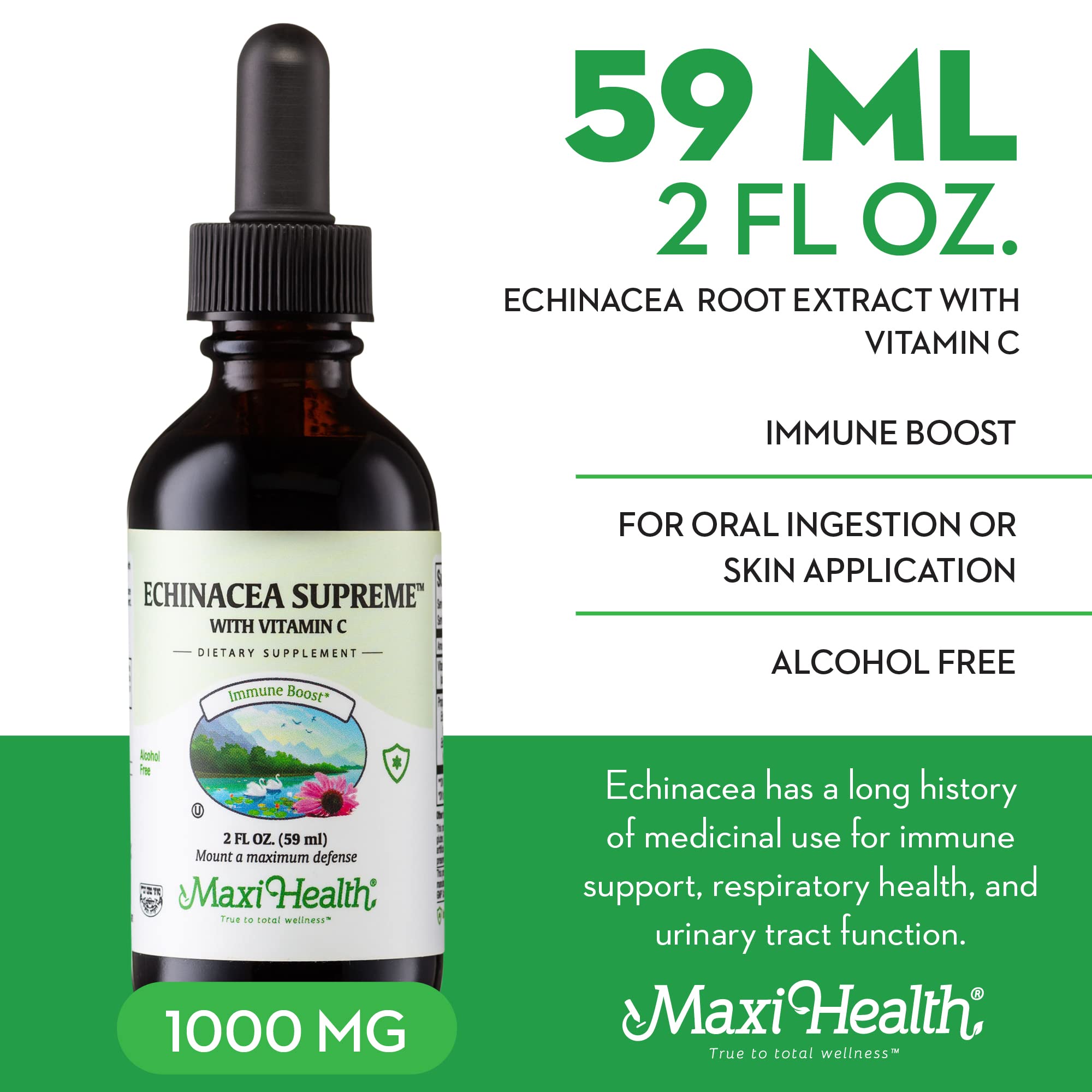 Maxi Health etiqueta con ingredientes y certificaciones para confianza y calidad
