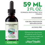 Maxi Health etiqueta con ingredientes y certificaciones para confianza y calidad