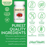 Maxi Health etiqueta con información nutricional clara y seguridad