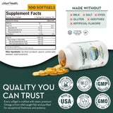 Maxi Health etiqueta con ingredientes y certificaciones para confianza y pureza