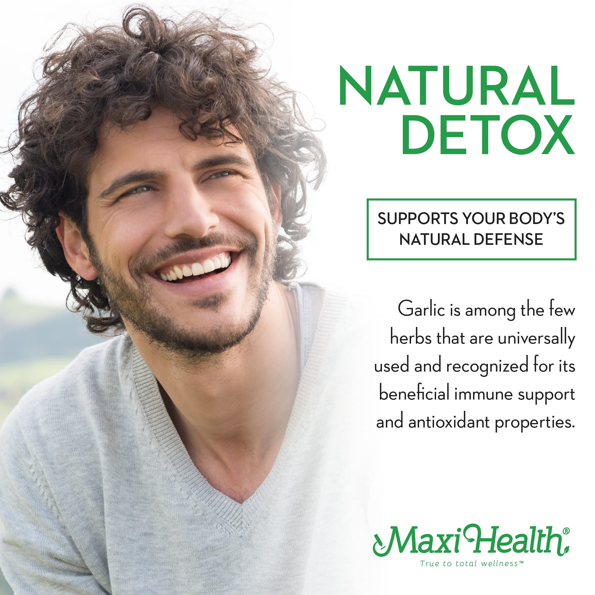 Maxi Health etiqueta nutricional en detalle para ver ingredientes y pureza