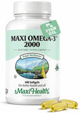 Maxi Health frente del empaque mostrando dosis y beneficios para conveniencia