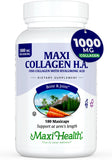 Maxi Health envase frontal mostrando colágeno marino y beneficios