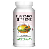 Maxi Health frasco frontal de Fibermax Supreme mostrando etiqueta clara y beneficios