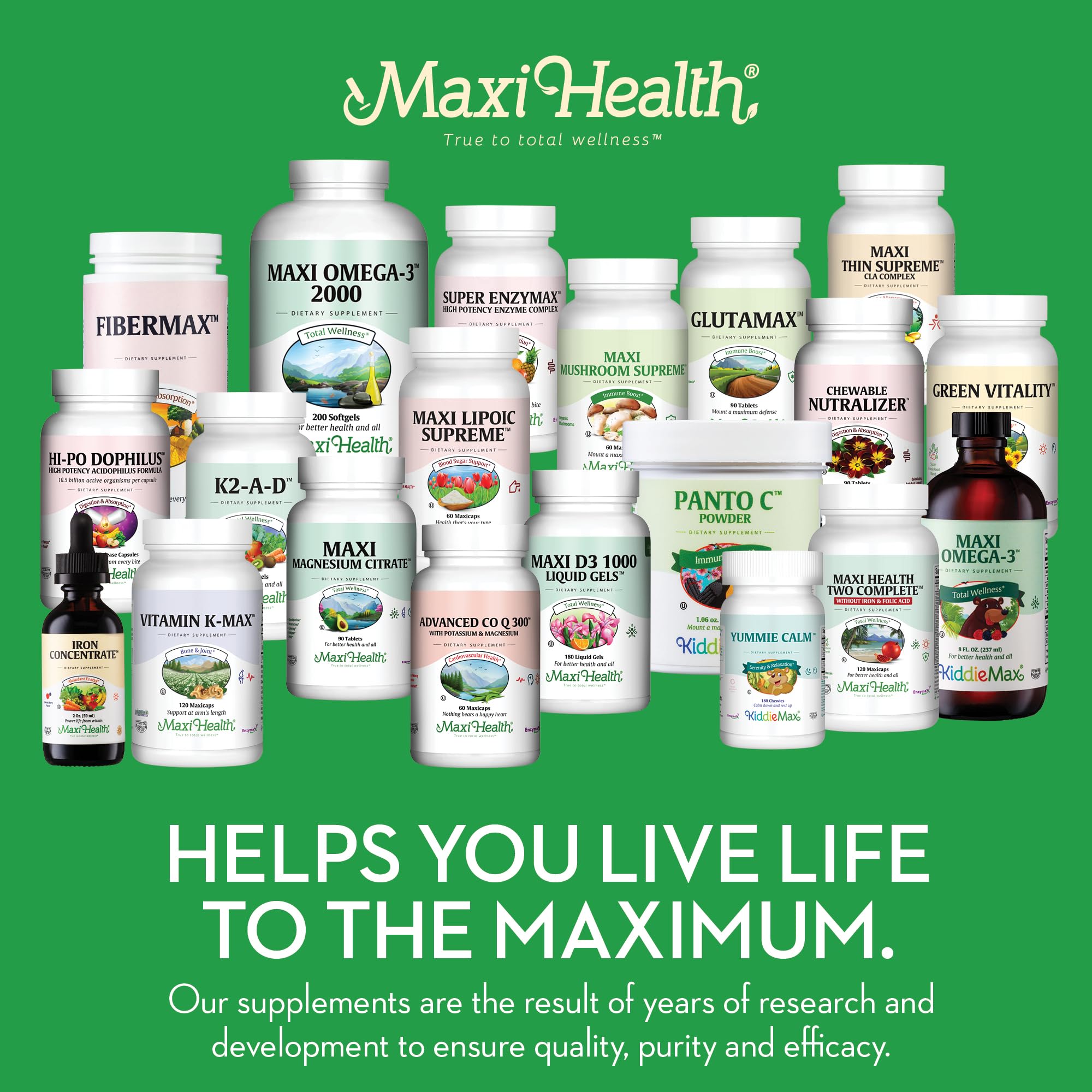 Maxi Health producto en mesita de noche sugiriendo apoyo para dormir