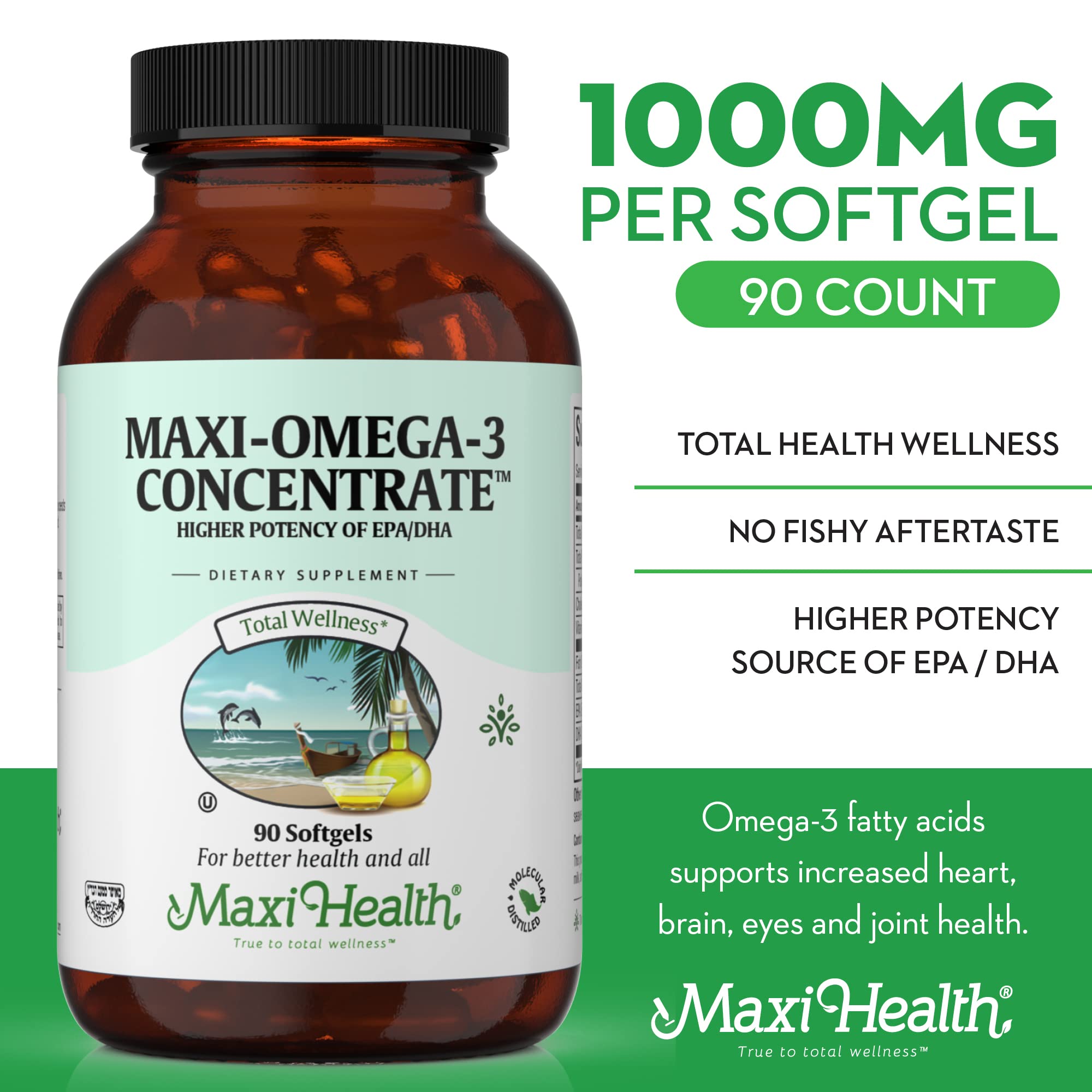 Maxi Health cápsula en primer plano mostrando textura y pureza del aceite