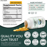 Gota de aceite omega-3 de Maxi Health que evidencia pureza y textura ligera
