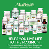 Maxi Health etiqueta con ingredientes y certificaciones para confianza