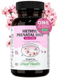 Maxi Health frasco frontal mostrando la marca y beneficios